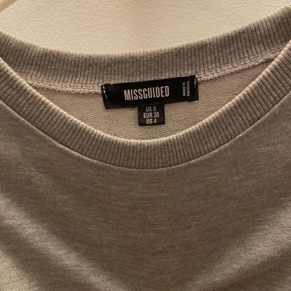 Missguided Sweatshirt Dress - Picture 3 of 3